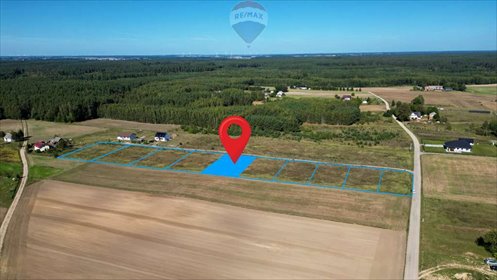 działka na sprzedaż 1215m2 działka Skarlin