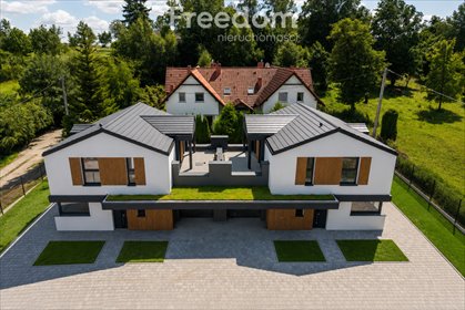 Do sprzedania dom bliźniak 121 m² z ogrodem w Żukczynie dom Żukczyn, Nad Potokiem