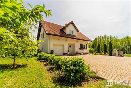Nowoczesny dom 144 m2 z kominkiem i własnym źródłem wody - polecam! dom Poczernin, Przemocze