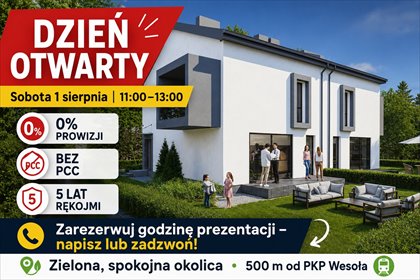Polecam nowoczesne mieszkanie 2-pokojowe z prywatnym ogródkiem w Wesołej mieszkanie Warszawa, Wesoła
