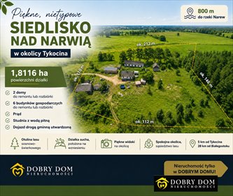 Na sprzedaż duży dom z potencjałem na 1,8 ha w Lipnikach dom Lipniki