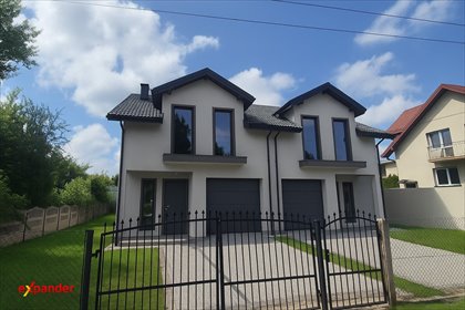 Nowoczesny dom bliźniak z garażem i tarasem dom Częstochowa