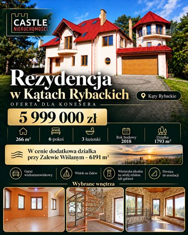 Ekskluzywna rezydencja z widokiem na Zalew Wiślany dom Kąty Rybackie, Rybacka