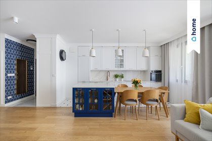 Nowoczesne 3-pokojowe mieszkanie z biokominkiem i balkonem mieszkanie Warszawa, Wilanów, Miasteczko Wilanów