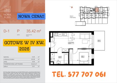 mieszkanie na sprzedaż 35m2 mieszkanie Bydgoszcz, Czyżkówko, Flisacka