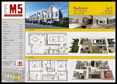 Dom w zabudowie szeregowej z ogródkiem i garażem dom Białystok, Wygoda