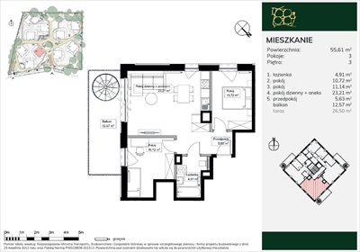 mieszkanie na sprzedaż 56m2 mieszkanie Wrocław
