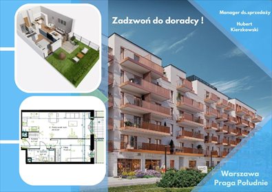 mieszkanie na sprzedaż 44m2 mieszkanie Warszawa, Praga-Południe, Siennicka