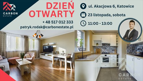 mieszkanie na sprzedaż 48m2 mieszkanie Katowice, Dąb, Akacjowa