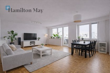 Przestronne 81 m² z widokiem, nowoczesny remont! mieszkanie Warszawa, Mokotów, Sonaty