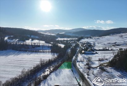 działka na sprzedaż 1669m2 działka Lesko, Hoczew