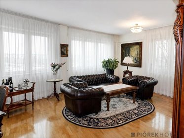 Przestronne 4-pokojowe mieszkanie z tarasem i panoramicznym widokiem mieszkanie Warszawa, Mokotów, Jana III Sobieskiego