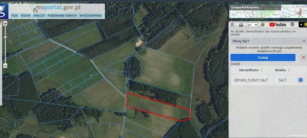 Atrakcyjna działka rolna 25 000 m² w Pilchach - polecam! działka Pilchy