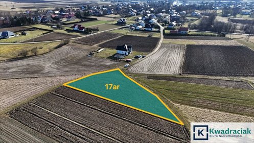 Działka 17 ar z warunkami zabudowy w Milcza, cicha okolica działka Milcza