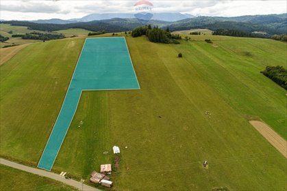 działka na sprzedaż 18603m2 działka Łapsze Niżne, Wiejska