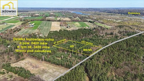 Unikatowa działka 8 400 m² pod wymarzoną posiadłość działka Oblasy