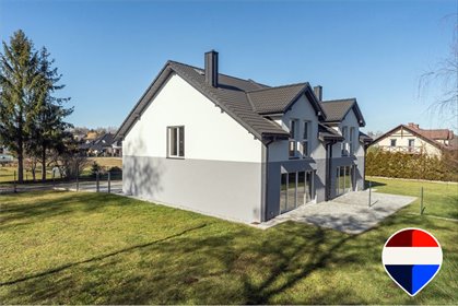 Nowoczesny bliźniak 140 m² z garażem i dużą działką dom Jasienica