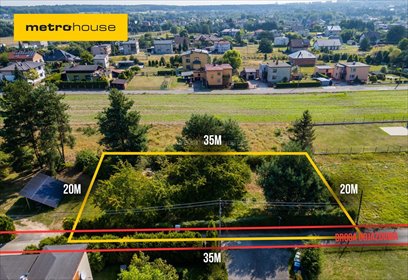 działka na sprzedaż 708m2 działka Jejkowice, Poprzeczna