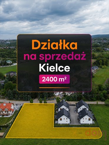Działka pod inwestycję lub zabudowę, 2400 m², Kielce działka Kielce