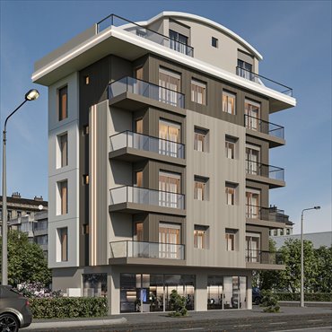 Nowoczesne 1+1 w centrum Antalyi, blisko udogodnień! mieszkanie Antalya, Kızılarık, Muratpaşa, Antalya