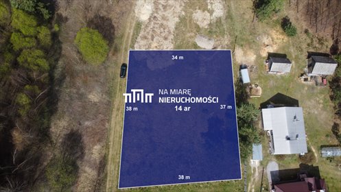 Malownicza działka 14 ar z warunkami zabudowy działka Huta Przedborska