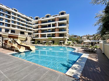 Nowoczesne 2-pokojowe mieszkanie z basenem i udogodnieniami mieszkanie Alanya, Küçükhasbahçe, Alanya, Antalya