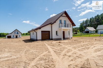 Nowoczesny dom w stanie deweloperskim, 97,6 m2, duża działka dom Giedajty