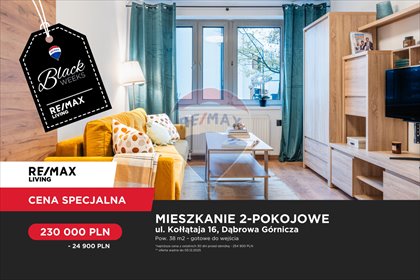 mieszkanie na sprzedaż 38m2 mieszkanie Dąbrowa Górnicza, Kołłątaja