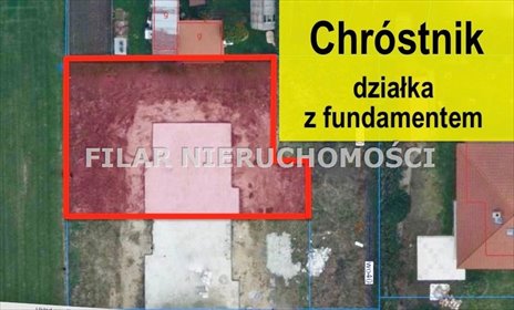 działka na sprzedaż 460m2 działka Chróstnik