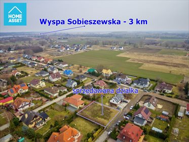 działka na sprzedaż 732m2 działka Wiślinka, Koralowa
