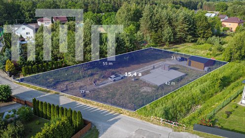 działka na sprzedaż 1540m2 działka Poręby Furmańskie