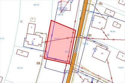 działka na sprzedaż 726m2 działka Jejkowice, Dworcowa