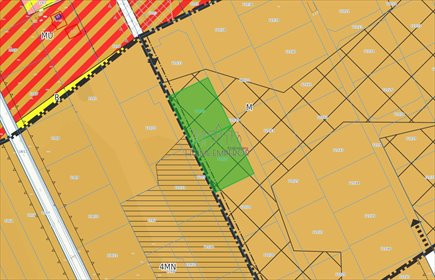 Polecam działki 1425 m² w Krakowianach z mediami i planem M działka Krakowiany, Kresowa