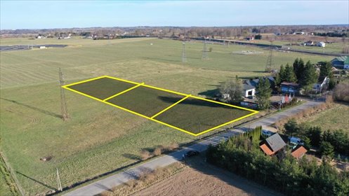 Działki budowlane z pełnym uzbrojeniem w Młynowie - 1560 m²-1569 m² działka Młynowo