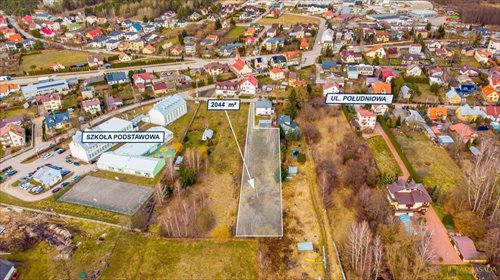 działka na sprzedaż 2044m2 działka Księżyno, Południowa