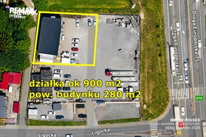 Wynajem 280 m² z dużym placem i wysoką widocznością lokal użytkowy Czechowice-Dziedzice, Ligocka