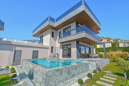 Luksusowa willa z basenem, widokiem na morze i sauną dom Alanya, Kargıcak, Alanya, Antalya