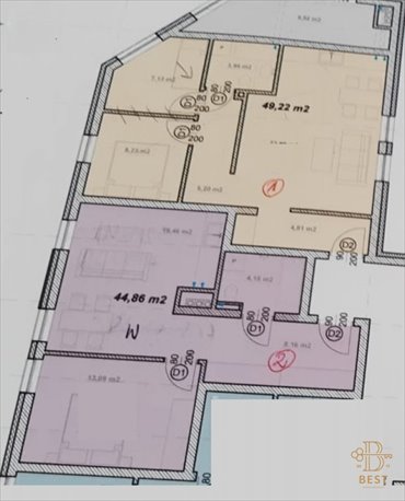 Przestronne 3-pokojowe mieszkanie z możliwością przerobienia na 4 mieszkanie Stargard, STARE MIASTO