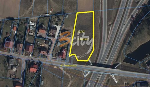 działka na sprzedaż 3186m2 działka Kościerzyna, Towarowa