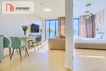 Luksusowy apartament 37,5 m² z widokiem na jezioro Jamno mieszkanie Mielno