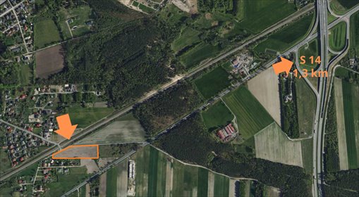 działka na sprzedaż 13000m2 działka Dobroń, Szkolna