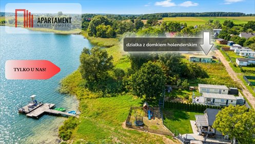 Zapraszam do zakupu działki rekreacyjnej z domkiem holenderskim nad Jeziorem Żędowskim działka Wąsosz