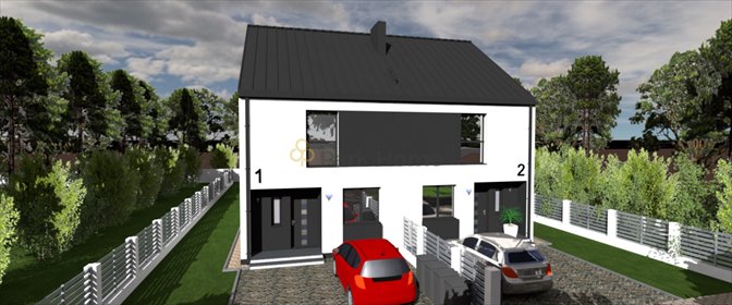 Nowy bliźniak 97m2 z ogrodem i miejscami parkingowymi dom Święciechowa