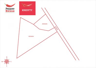 działka na sprzedaż 4871m2 działka Niedamowo