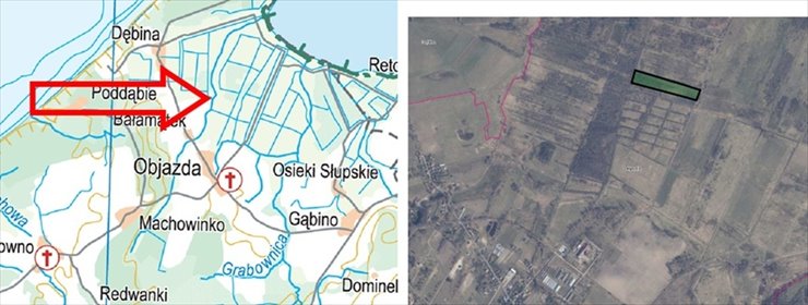 Działka rolna 4,47 ha w Objazda – przetarg 03.07.2026 działka Objazda