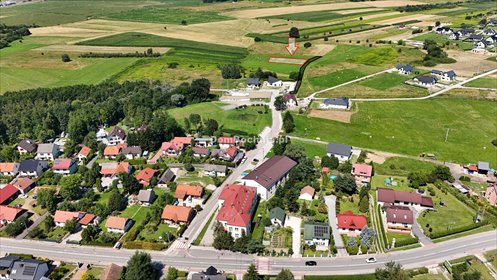 Działka 1114 m² z mediami i udziałem w drodze. działka Krzeczów