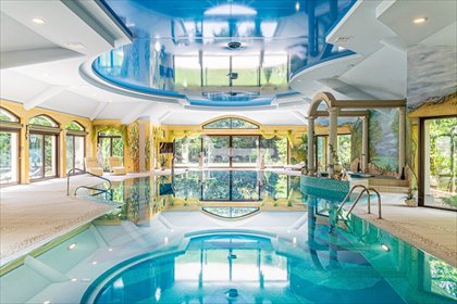 Luksusowa rezydencja z SPA i dużą działką w Łomiankach dom Łomianki, Dolna