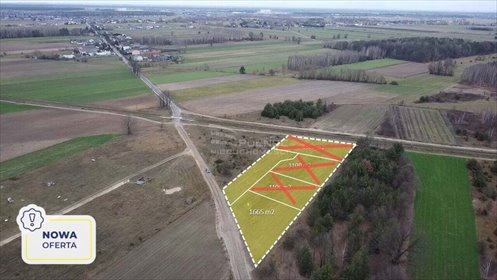 działka na sprzedaż 1729m2 działka Michałów, Spokojna