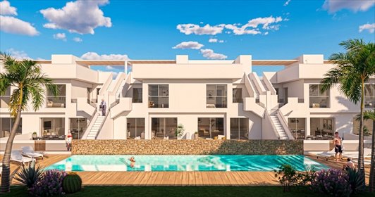 Polecam nowoczesne bungalow 73 m² w Pilar de la Horadada dom Costa Blanca, Costa Blanca