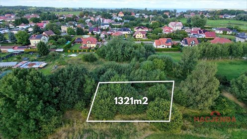 Do sprzedania działka 1321 m² w Trzebieży z MPZP i mediami działka Trzebież
